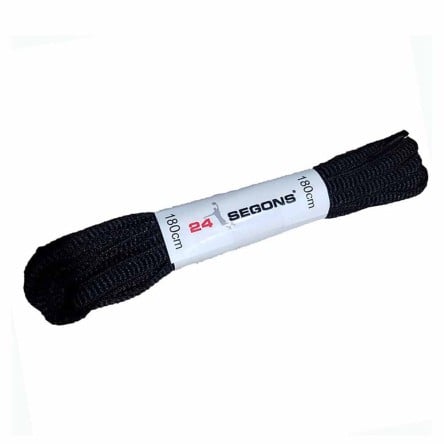 Acheter des cordons ovales noirs 180 cm 24Segons