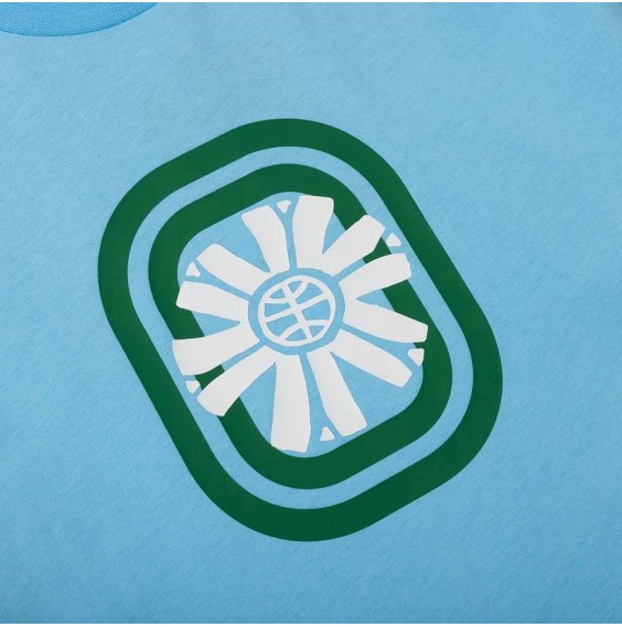 Acheter le T-shirt Junior Overtime Hip Bloom Bleu Ciel 24Segons