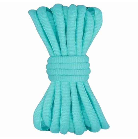 Buy Oval Shoelaces 160cm Turquoise | 24Segons