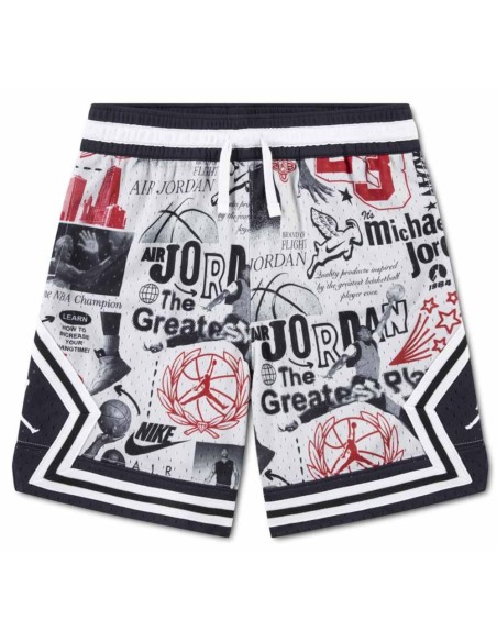 Buy Junior Jordan AOP Sport Diamond Neutral Grey Shorts | 24Segons