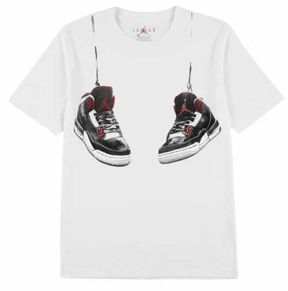 Comprar Camiseta Junior Jordan AJ3 Shoe Strings White | 24Segons