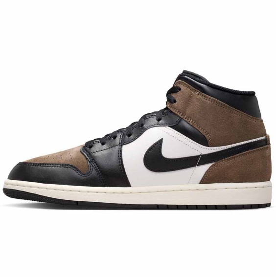 Acquista le scarpe Air Jordan 1 Mid Black Palomino | 24Segons