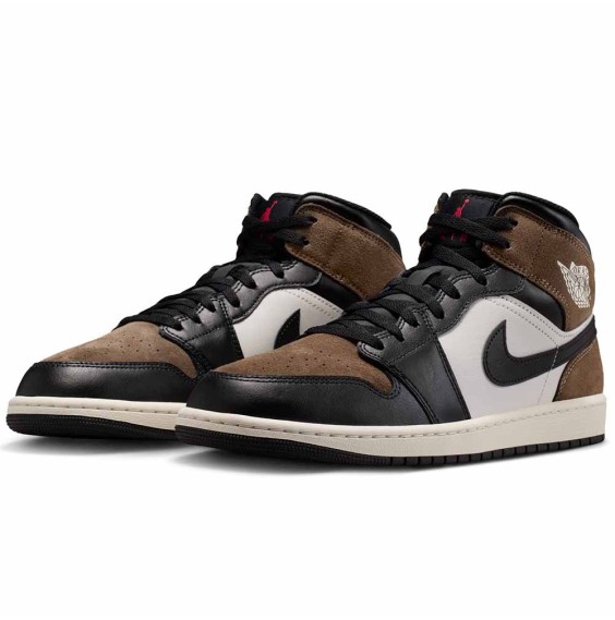 Comprar Zapatillas Air Jordan 1 Mid Black Palomino | 24Segons