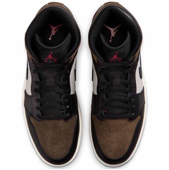 Acquista le scarpe Air Jordan 1 Mid Black Palomino | 24Segons