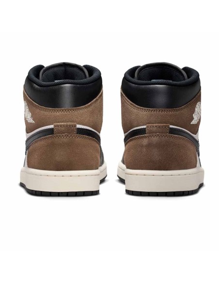 Buy Air Jordan.1 Mid Black Palomino trainers | 24Segons