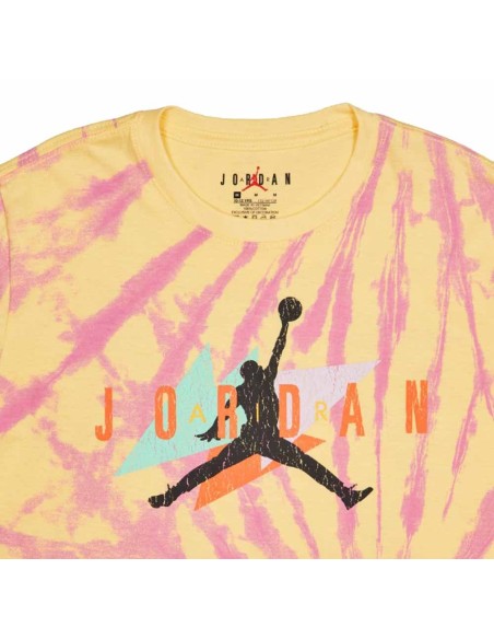 Comprar Samarreta Junior Jordan Geo Tie Dye Lemon | 24Segons