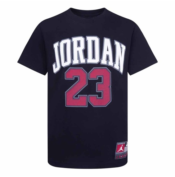 Acquista maglietta junior “ Jordan ” Practice Flight nera e rosso gym | 24Segons