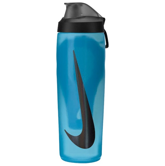 Buy the Nike Refuel Locking Blue 700ml Bottle | 24Segons