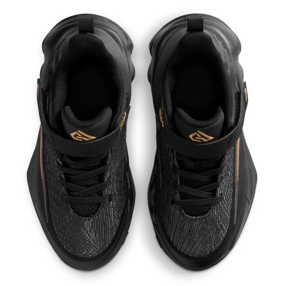 Buy Giannis Immortality 4 Black Metallic Gold Kids’ Trainers | 24Segons