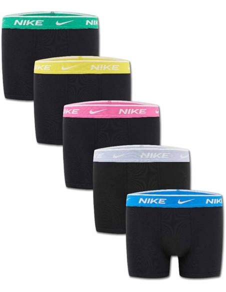 Acquista la biancheria intima Nike Dri-Fit Everyday Cotton Junior Nero Multicolore | 24Segons