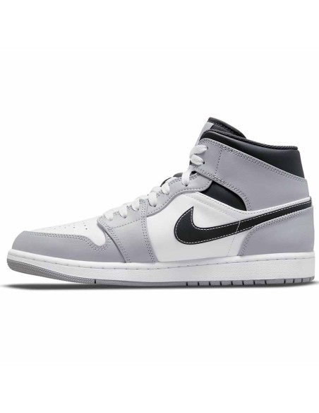Comprar Zapatillas Air Jordan 1 Mid Light Smoke Grey | 24Segons