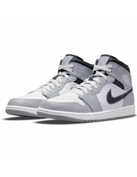 Comprar Sabatilles Air Jordan 1 Mid Light Smoke Grey | 24Segons