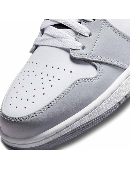 Comprar Zapatillas Air Jordan 1 Mid Light Smoke Grey | 24Segons