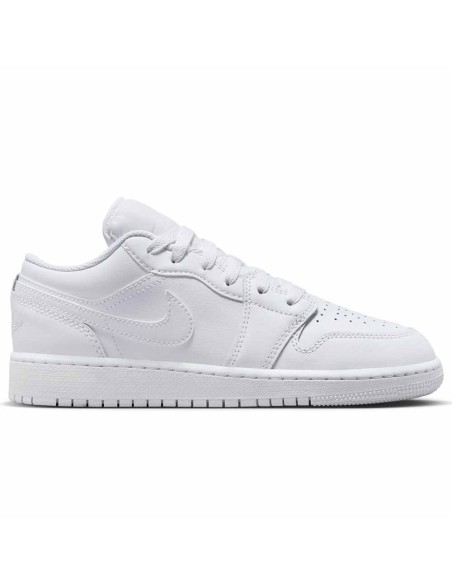 Acheter Chaussetes Junior Air Jordan 1 Low Triple White | 24Segons