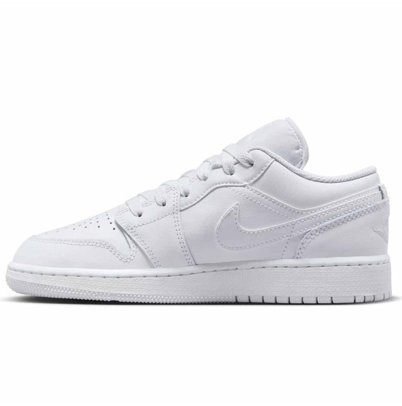 Acheter Chaussetes Junior Air Jordan 1 Low Triple White | 24Segons