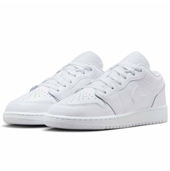 Comprar Zapatillas Junior Air Jordan 1 Low Triple White | 24Segons