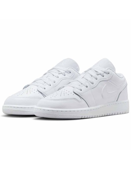 Comprar Zapatillas Junior Air Jordan 1 Low Triple White | 24Segons