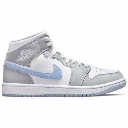 Acquista Scarpe Donna Air Jordan 1 Mid Wolf Grey | 24Segons
