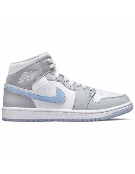 Buy Woman Shoes Air Jordan 1 Mid Wolf Grey | 24Segons