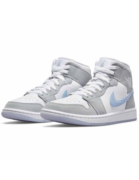 Acheter Chaussetes Femme Air Jordan 1 Mid Wolf Grey | 24Segons