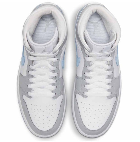 Acquista Scarpe Donna Air Jordan 1 Mid Wolf Grey | 24Segons
