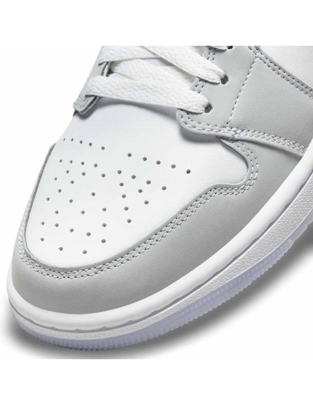 Buy Woman Shoes Air Jordan 1 Mid Wolf Grey | 24Segons