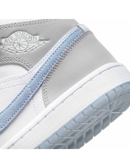 Acquista Scarpe Donna Air Jordan 1 Mid Wolf Grey | 24Segons
