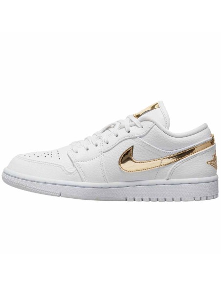 Comprar Zapatillas Air Jordan 1 Low SE White Metallic Gold | 24Segons