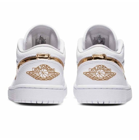 Acquista le sneakers Air Jordan 1 Low SE White Metallic Gold | 24Segons