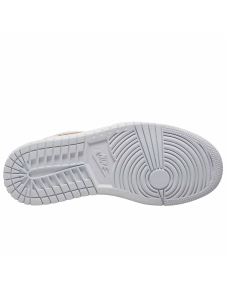 Achetez les Air Jordan 1 Low SE blanches et dorées métallisées | 24Segons