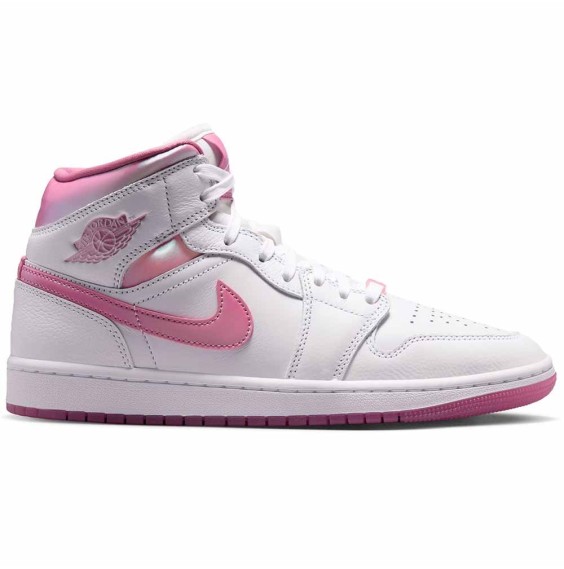 Compra Sabatilles Air Jordan 1 Mid SE Women White/Pink | 24Segons