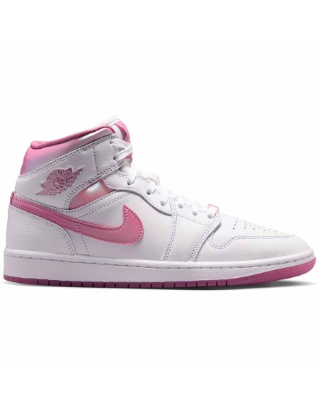 Acquista le scarpe Air Jordan 1 Mid SE Women White/Pink | 24Segons