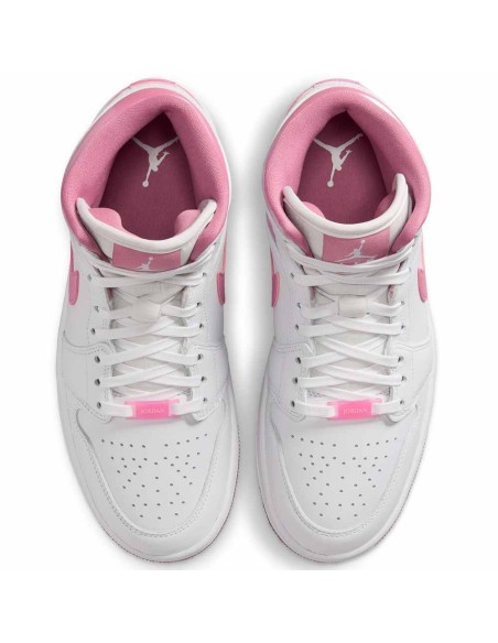Compra Sabatilles Air Jordan 1 Mid SE Women White/Pink | 24Segons