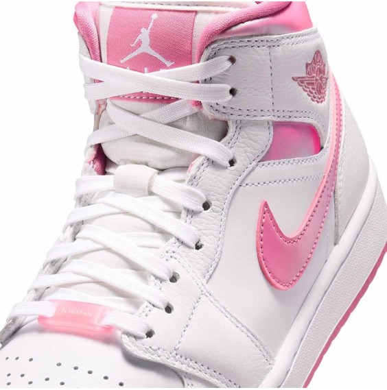 Buy Shoes Air Jordan 1 Mid SE Women White/Pink | 24Segons