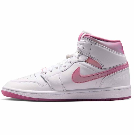 Acquista le scarpe Air Jordan 1 Mid SE Women White/Pink | 24Segons