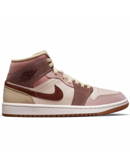 Comprar Zapatillas Mujer Air Jordan 1 Mid SE Dark Pony Smoky Mauve  | 24Segons