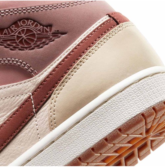 Comprar Zapatillas Mujer Air Jordan 1 Mid SE Dark Pony Smoky Mauve  | 24Segons