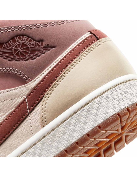 Comprar Zapatillas Mujer Air Jordan 1 Mid SE Dark Pony Smoky Mauve  | 24Segons