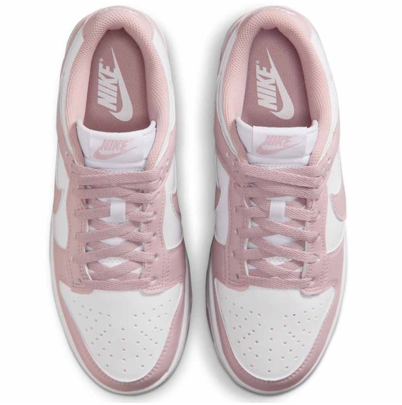 Achetez les baskets Nike Dunk Low White Particle Rose pour femme | 24Segons