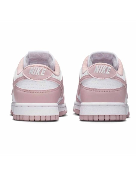 Achetez les baskets Nike Dunk Low White Particle Rose pour femme | 24Segons