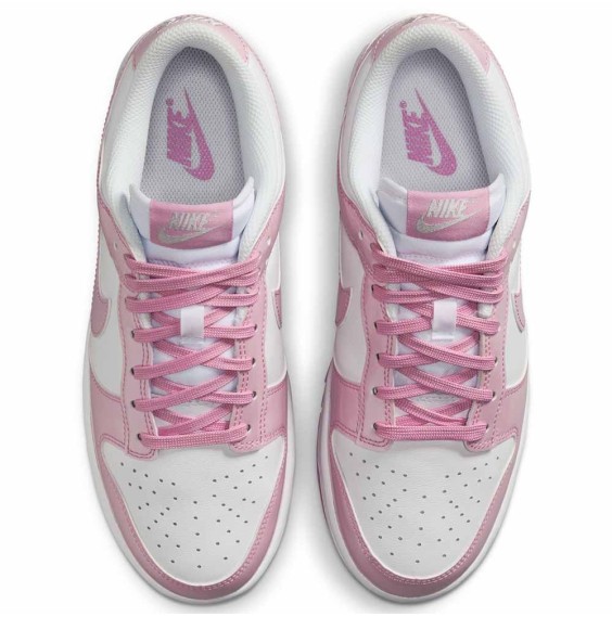 Achetez les baskets Nike Dunk Low SE blanches et roses pour femme | 24Segons