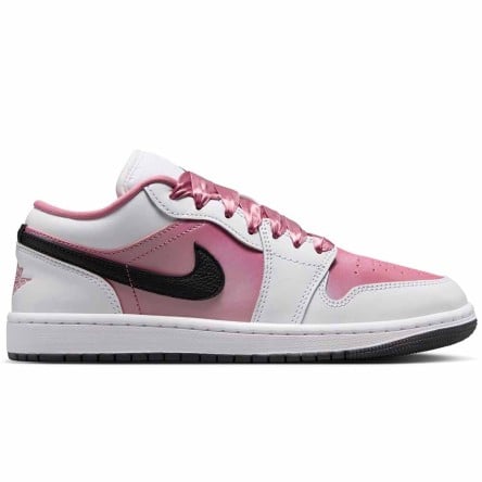 Achetez les baskets Air Jordan 1 Low SE White Desert Berry Black pour femme | 24Segons