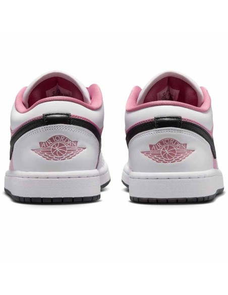 Achetez les baskets Air Jordan 1 Low SE White Desert Berry Black pour femme | 24Segons