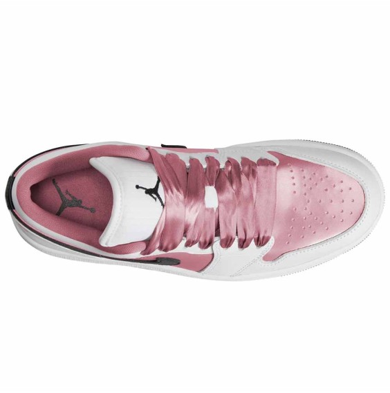 Achetez les baskets Air Jordan 1 Low SE White Desert Berry Black pour femme | 24Segons