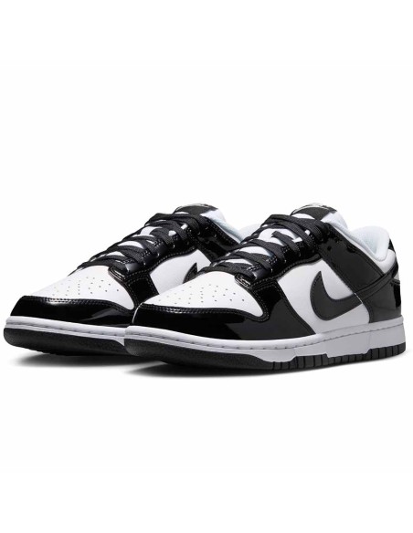 Achetez les baskets Nike Dunk Low SE blanches et noires pour femme | 24Segons