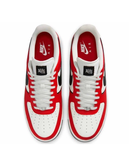 Achetez les baskets Nike Air Force 1 Low '07 LV8 University Red Sail Black | 24Segons