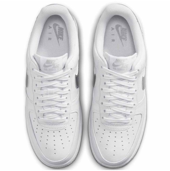 Comprar Zapatillas Mujer Nike Air Force 1 '07 SE White Metallic Silver | 24Segons