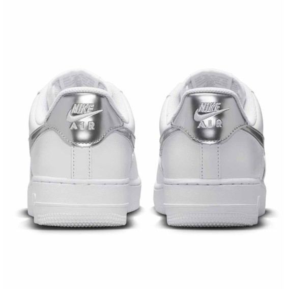 Comprar Zapatillas Mujer Nike Air Force 1 '07 SE White Metallic Silver | 24Segons