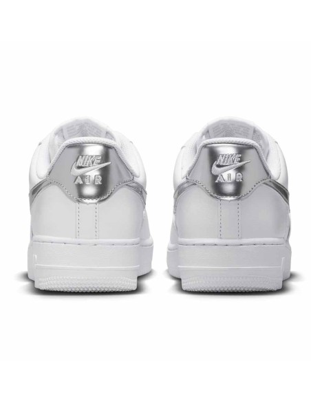Comprar Sabatilles Dona Nike Air Force 1'07 SE White Metallic Silver | 24Segons