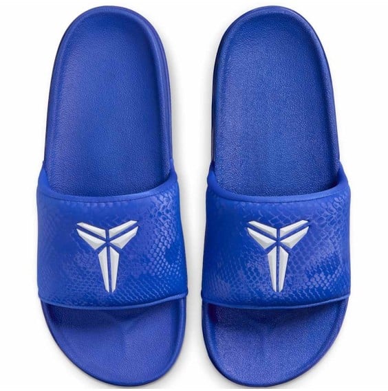 Achetez les tongs Nike Kobe Offcourt Slide Hyper Royal White | 24Segons